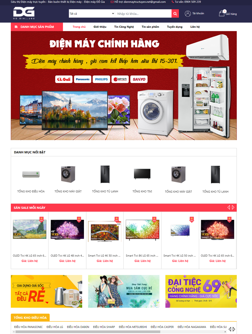 Web bán đồ gia dụng